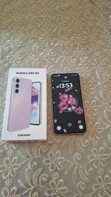 galaxy a57 5g: Samsung Galaxy A55 5G, rəng - Bənövşəyi, Barmaq izi — 2