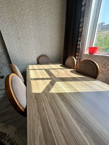 Masa və oturacaq dəstləri: Qonaq otağı üçün, İşlənmiş, Açılan, Kvadrat masa, 6 stul -da lalafo.az — 5 Masa və oturacaq dəstləri: Qonaq otağı üçün, İşlənmiş, Açılan, Kvadrat masa, 6 stul — 5