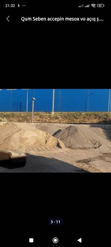 Digər quru inşaat materialları: Atcep,webenqum,lequska,torpaq,sementin mesox ve aciq wekilde topdan — 5
