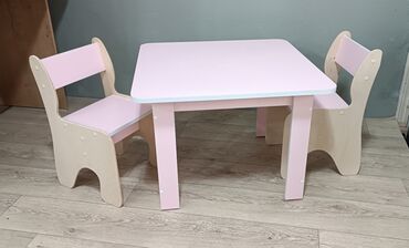 стол с двумя стульями: Детские столы Для девочки, Для мальчика, Новый