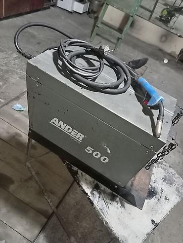 kley tabanca: ANDER 500 qaynaq aparatı - Tip: MIG/MAG (tel qaynaq) aparatlı — 1