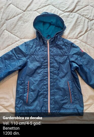 muska jakna xl: Decija jakna "Benetton"
Vel. 110 cm
4-5 god