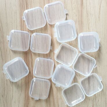 коробка пакет: Мини прозрачный пластик для хранения можно положить таблетки