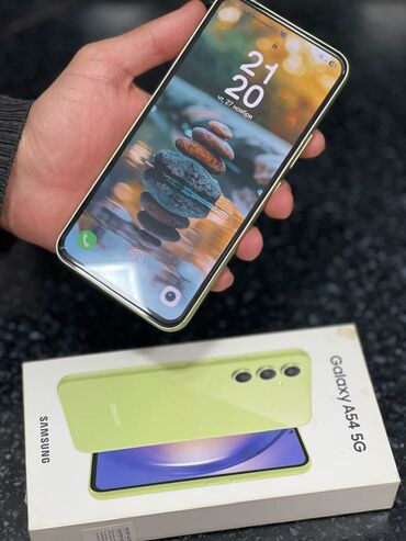 Samsung: Samsung Galaxy A54 5G, rəng - Yaşıl, Barmaq izi — 9