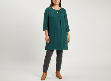 ciemnozielone sukienki: H&M, Sukienka damska, rozmiar XL