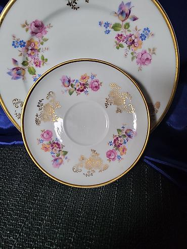 Ostali antikviteti: Set Wallendorf 1950 do 1965 g.Istocna Nemacka. Trodelni nemacki set — 10