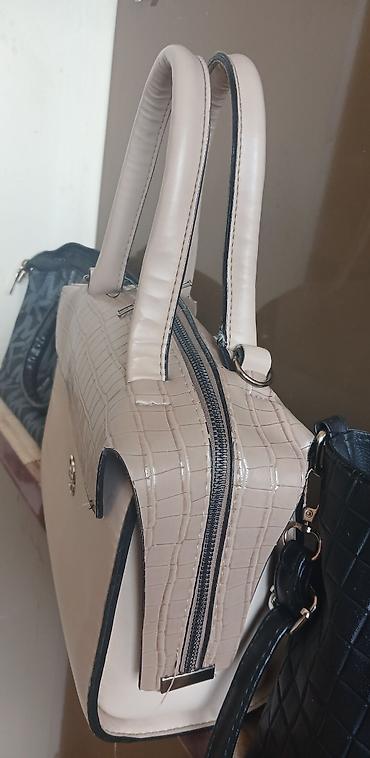michael kors: Qadın çantaları dəsti – 3 ədədi 10azn - Qara parça/eko–dəri qarışığı — 2
