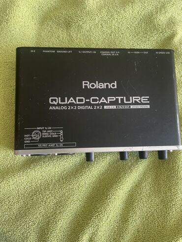 Усилители и приемники: Roland quad-capture 2x2 Звуковая кварта usb