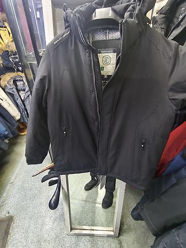 куртки муж: Мужская куртка BLACK VINYL C26-2825 L — casual для лёгкой зимы — 6