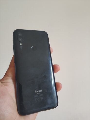 Redmi: Redmi Note 7, 32 GB, rəng - Qara, Barmaq izi, İki sim kartlı