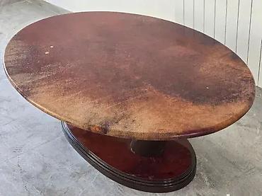 otoman cena: Stilski sto 150 x 100 cm Ima par oštećenja na ploči. 🔨 Dimenzije — 4
