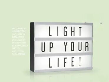 Ostala elektronika: *** AKCIJA*** 0180 Svetleća reklama LIGHT BOX smartwares; Rad na AA — 4