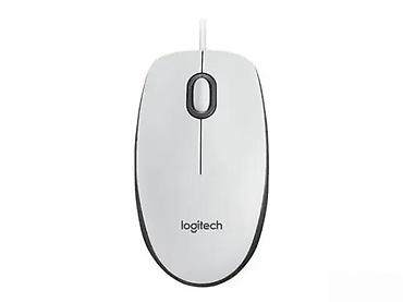 Kompjuterski miševi: Logitech žičani optički miš – bele boje - Ergonomski, simetričan — 2