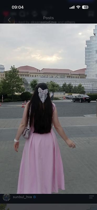il: Açıq çəhrayı rəngdə, klassik üslublu qadın donu. - Model: qolsuz — 4