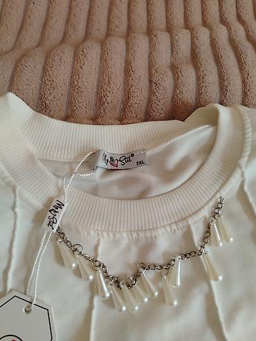 payiz qis geyimleri instagram: Svitşot, 3XL, rəng - Qara — 3