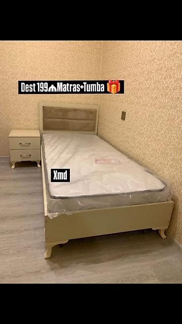tumbucka: Tək nəfərlik yataq dəsti – çarpayı, matras və tumba - Dəstin tərkibi — 6