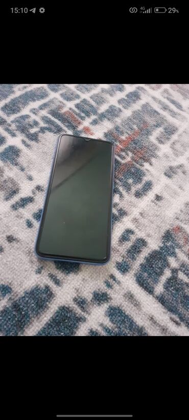 телефон х2: Xiaomi, Redmi 10A, Б/у, 128 ГБ, цвет - Синий, 2 SIM