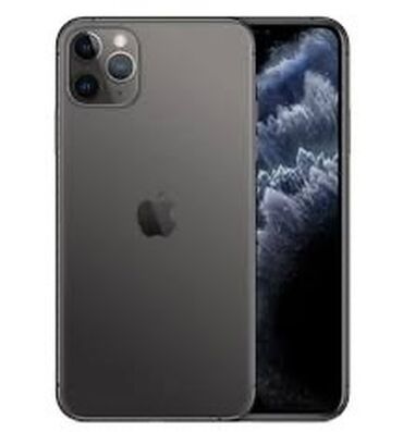 Apple iPhone: IPhone 11 Pro Max, Б/у, 64 ГБ, Black Titanium, Зарядное устройство, Защитное стекло, Чехол, 87 %