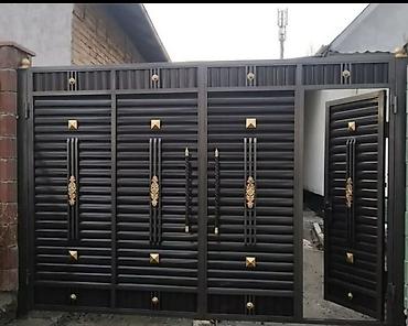 Распашные ворота: Ворота на заказ. Изготовление металлических ворот и калиток по — 7