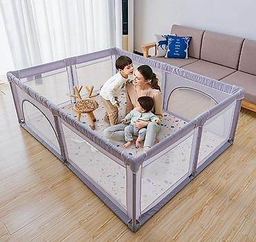 termo helanki: Siva ogradica za bebe JOY 150x200 cm Prostrana i bezbedna ogradica za — 1