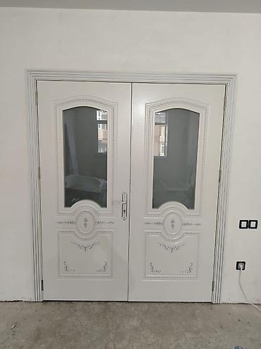 Qapılar və aksessuarlar: Kalibso modeli interyer qapıları - Şüşəli model: 5 ədəd, 80 sm yarpaq — 2