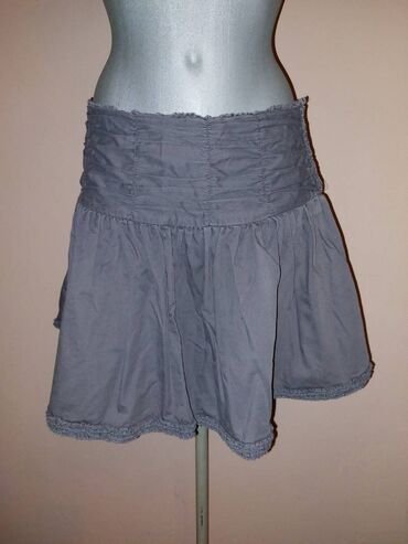 suknje sa resama: 2XL (EU 44), Mini, color - Grey