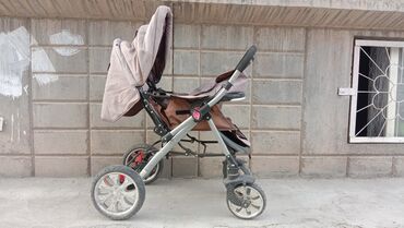 коляска детская цена: Коляска, цвет - Коричневый, Б/у