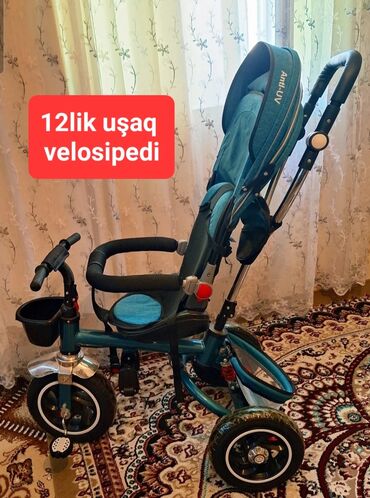 Коляски: 📍12lik uşaq velosipedi satılır. 📍Əla vəziyyətdədir. 📍Az istifadə