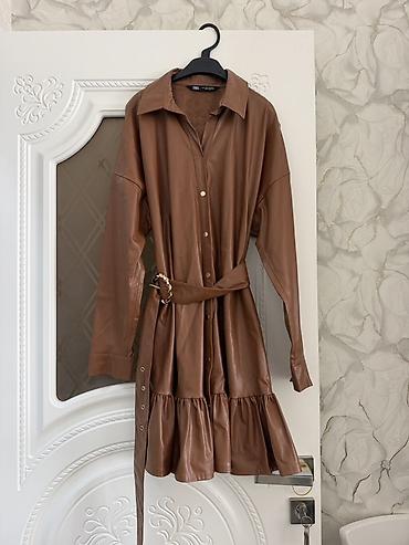 Платья: Повседневное платье, Миди, Zara, One size — 3