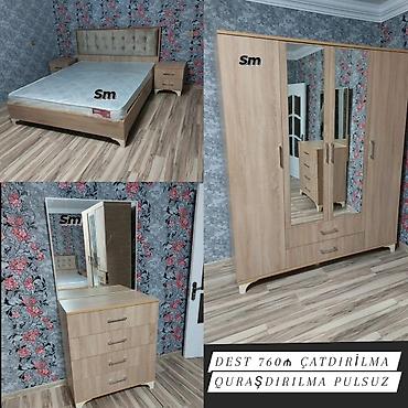 Ev və bağ: İkinəfərlik çarpayı, 2 tumba, Dolab, Komod, Yeni — 8