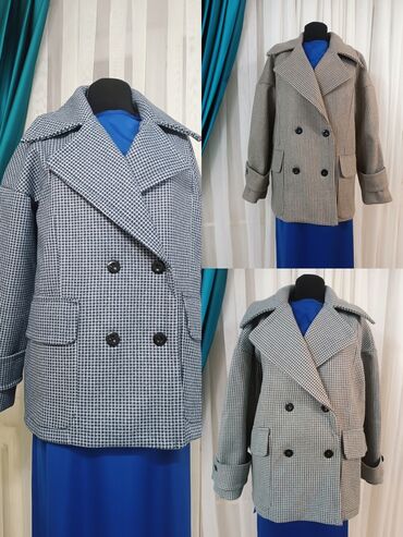 оптом бишкек женская одежда: Распродажа!!! новые в упаковке Деми пальто (оверсайз) с подкладом люкс