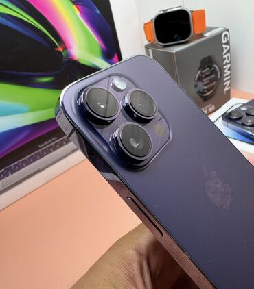 gədəbəy telefon: IPhone 14 Pro, 512 GB, Desert Titanium, Zəmanət, Simsiz şarj, Face ID