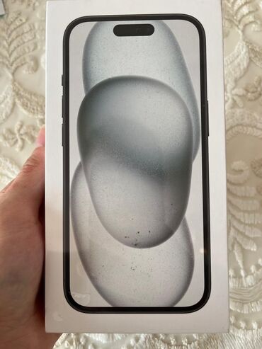 ref iphone satisi: IPhone 15, 128 GB, Qara, Simsiz şarj, Face ID, Sənədlərlə