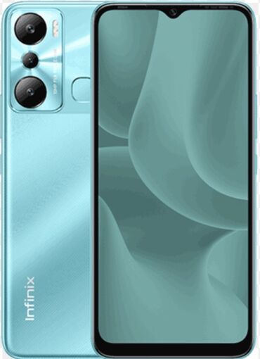 tecili telefon: Infinix Hot 20i, 64 GB, rəng - Yaşıl, Face ID