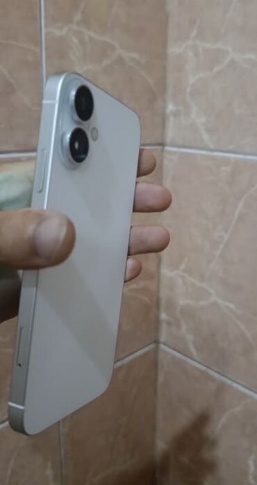 IPhone 16, 128 ГБ, Серебристый, Face ID