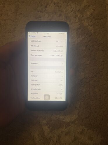 Apple iPhone: IPhone 7, Qara, Barmaq izi — 9