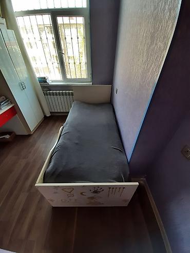 mebel alram: Oğlan və qız üçün, İşlənmiş, Çarpayı, Bazalı, Matrassız, Siyirməli — 3