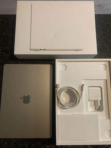 купить игровой компьютер в рассрочку: Ноутбук, Apple, 8 ГБ ОЗУ, Apple M2, 13.5 ", Б/у, Для несложных задач