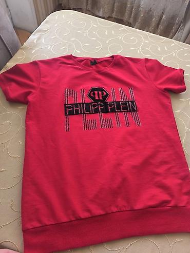 philip plein: Futbolka, Philipp Plein, L, rəng - Qırmızı — 1