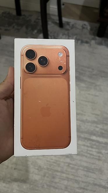 apple studio: IPhone 17 Pro — цвет Cosmic Orange, 256 ГБ. Японец есим . Срочная — 1
