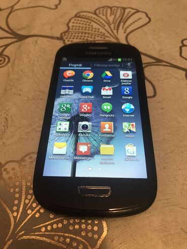 samsung sade telefon: Samsung Galaxy S3 Mini, rəng - Qara, Sensor