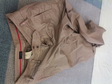 muške letnje pantalone: Trousers L (EU 40), color - Beige