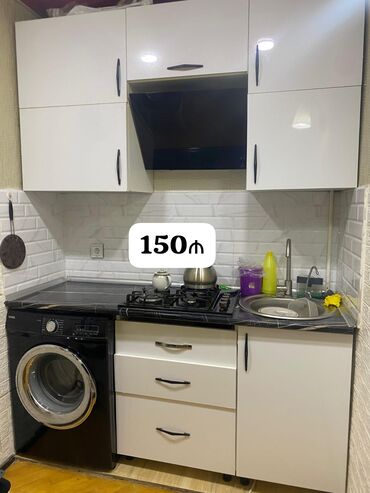 Mətbəx mebeli: *150₼ MƏTBƏX mebeli :-TƏCİLİ SATILIR*‼️ ÖLÇÜ:-bilinmir ÜZƏRİNDƏ