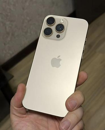 rey ben: IPhone 16 Pro Max, Б/у, 256 ГБ, Золотой, Коробка, 93 % — 2