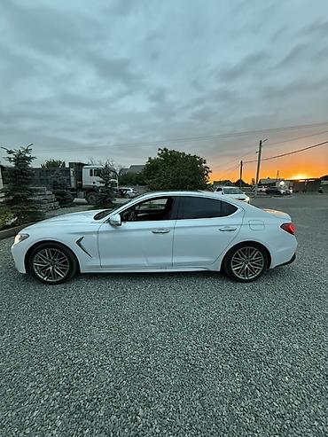 салон g30: Genesis G70 — интерьер бизнес-класса - Роскошный салон из коричневой — 7