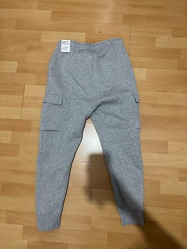 штаны найк: Мужские брюки, M, Nike, Новый, цвет - Серый, Самовывоз — 4