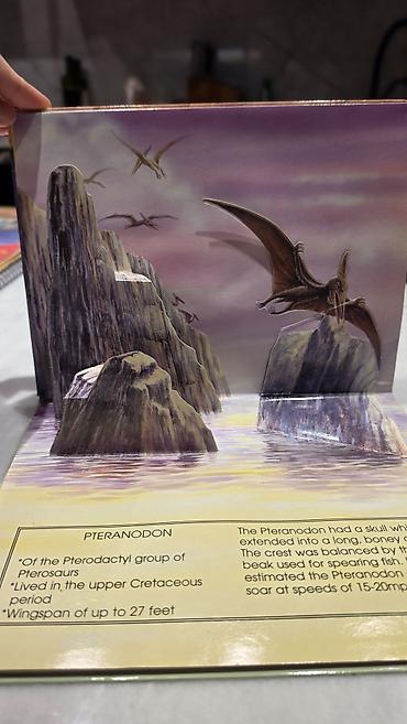 ensiklopediya: Детская 3D-книга «Dinosaurs Pop-Up Book» (на английском) Продаю — 3
