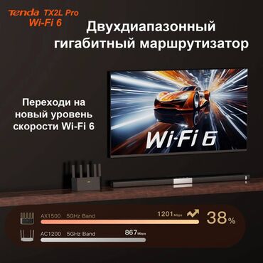 Модемы и сетевое оборудование: Tenda TX2L Pro — это высокопроизводительный двухдиапазонный роутер