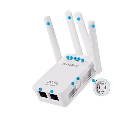 wifi aparatlari: WIFI siqnal gücləndirici 📶 PIX-LINK Wi-Fi Mini Router / Gücləndirici