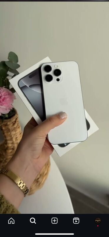 Avtoelektronika: IPhone 16 Pro Max, 256 GB, Natural Titanium, Barmaq izi, Face ID